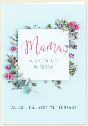 Doppelkarte: Mama - Die Grösste