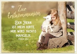 Doppelkarte: Mein Hirte (Lamm)