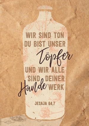 Postkarte: Wir sind Ton (Vintage)