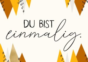 Mini-Karte: Einmalig
