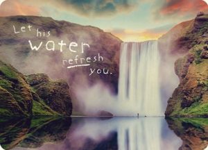 Postkarte: Let his water (XL)