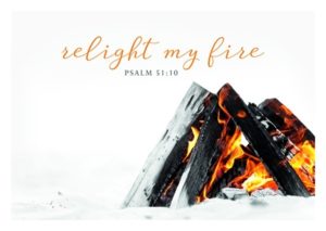 Postkarte: Relight my fire (Black & White)