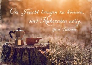 Postkarte: Ruhezeiten