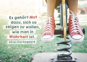Postkarte: Es gehört Mut dazu