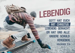 Postkarte: Lebendig