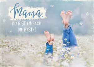 Postkarte: Mama (Füsse)