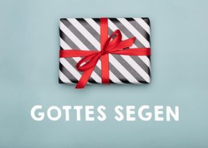 Postkarte: Gottes Segen (Geschenk)