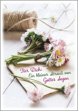 Postkarten: Für Dich: Ein kleiner Strauss von Gottes Segen (12 Stück)