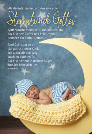 Faltkarte Geburt: Sternstunde Gottes