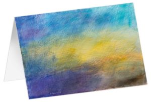 Kunstfaltkarten: Lichtwolken (5 Stück)