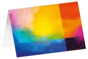 Kunstfaltkarten: Licht am Abend (5 Stück)