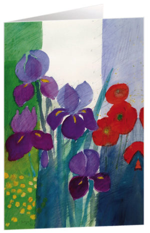 Faltkarte: Lilien