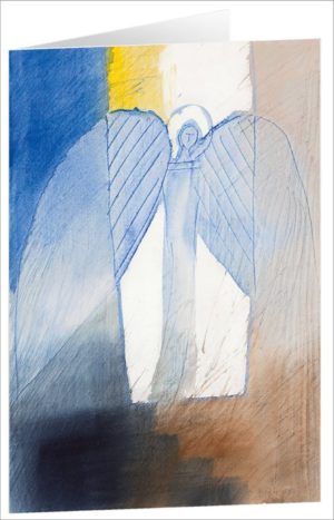 Kunstfaltkarten: Hinaustreten (5 Stück)