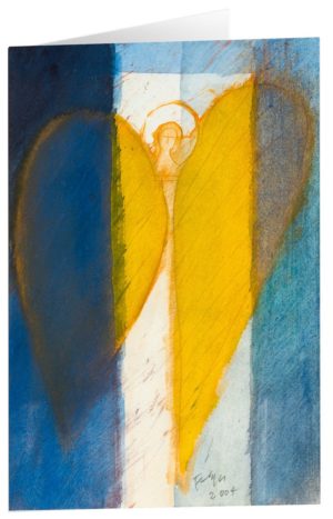 Kunstfaltkarten: Engel des Lichts (5 Stück)