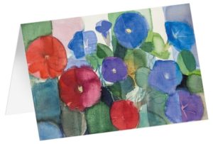 Kunstfaltkarten: Herbststrauss (5 Stück)