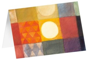 Kunstfaltkarten: Licht im Spiegel (5 Stück)