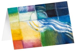 Kunstfaltkarten: Lichtschweif (5 Stück)