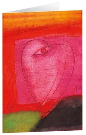 Kunstfaltkarten: Man sieht nur mit dem Herzen gut (5 Stück)