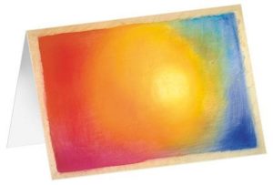 Kunstfaltkarten: Lichtkreis (5 Stück)
