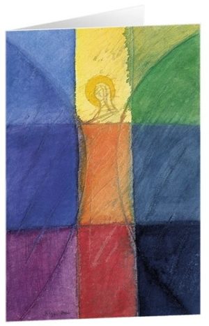 Kunstfaltkarten: Farbbote (5 Stück)
