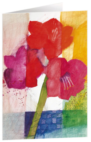 Faltkarte: Amaryllis