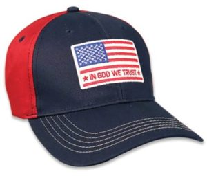 Cap: In God We Trust, Flag