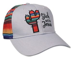 Cap: Stick With Jesus, Cactus