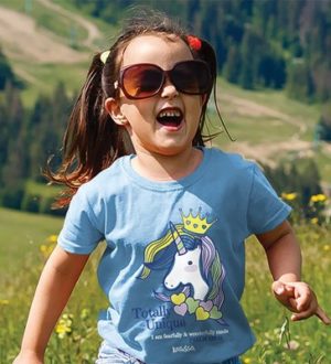 Totally Unique, Unicorn, Shirt, Light Blue, Toddler 3T