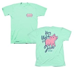Wild Hog Shirt, Teal, Medium