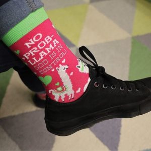 Socken: No Prob-Llama, God is in Control