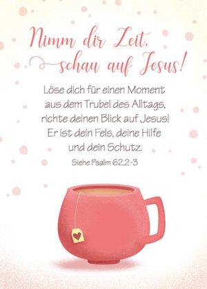 Postkarte: Nimm dir Zeit (XL)