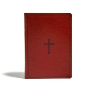 KJV: Super Giant-Print Reference Bible--soft leather-look, brown