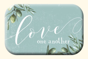 Magnet: Love one another (mint)
