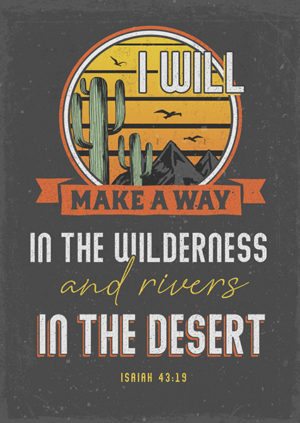 Postkarte: Make a way (Vintage)