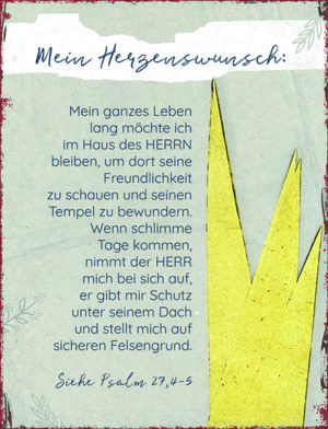 Metallschild: Mein Herzenswunsch