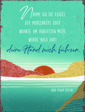 Metallschild: Nähme ich Flügel