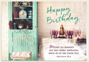 Doppelkarte: Mögest du (Happy Birthday)