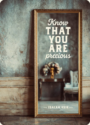Postkarte: You are precious (XL)