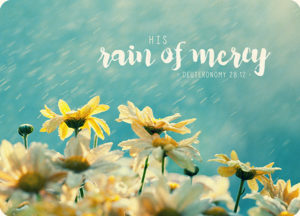 Postkarte: Rain of mercy (XL)