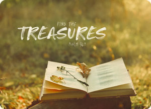 Postkarte: Treasures (XL)