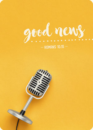 Postkarte: Good news (XL)