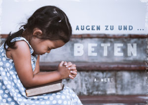 Postkarte: Augen zu