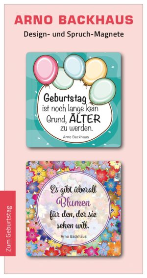 Magnet: Zum Geburtstag (2 Exemplare)