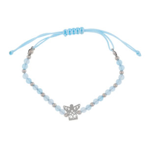Armband: Engel (Echtstein)