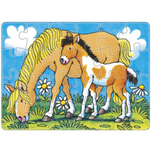 Mini-Puzzle: Lutz Mauder - Ponyhof (24 Teile)