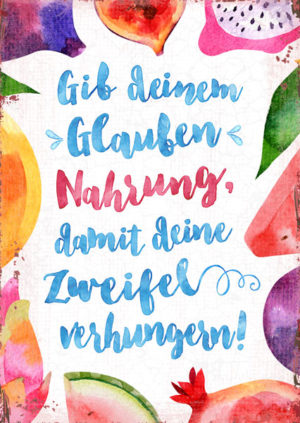 Postkarte: Nahrung