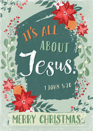 Postkarte: All about Jesus