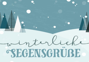 Mini-Karte: Winterliche Segensgrüsse