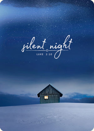 Postkarte: Silent night (XL)