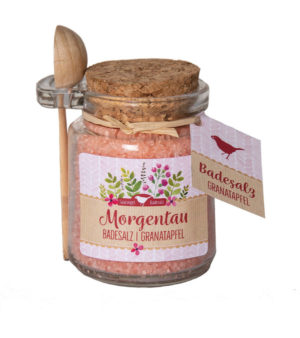 Badesalz: Morgentau (Granatapfel)